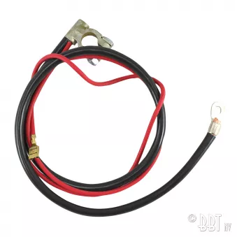 Câble plus de la batterie, noir 840 mm, rouge 1050 mm YOUNG PARTS 0634-510