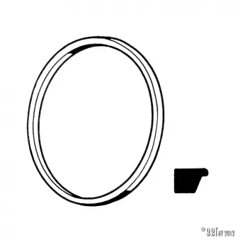 Joints entre phare et carrosserie, par paire YOUNG PARTS [0750]