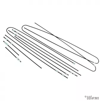 Kit tuyaux freins YOUNG PARTS 1254-500 pour CITROEN BERLINGO 2.1 - 87cv