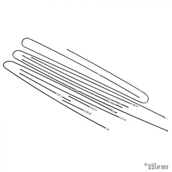 Kit tuyaux freins YOUNG PARTS 1254-510 pour CITROEN BERLINGO 2.1 - 87cv