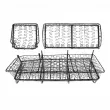 YOUNG PARTS 3400-320 - Armature siège central