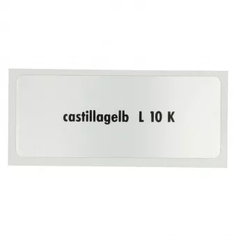 Sticker L 10 K, Castillian Yellow YOUNG PARTS 6290-006