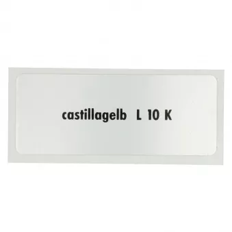 Sticker L 10 K, Castillian Yellow YOUNG PARTS 6290-006 pour VOLKSWAGEN TRANSPORTER - COMBI 2,0 - 69cv