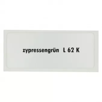 Sticker L 62 K, Cypress green YOUNG PARTS 6290-016