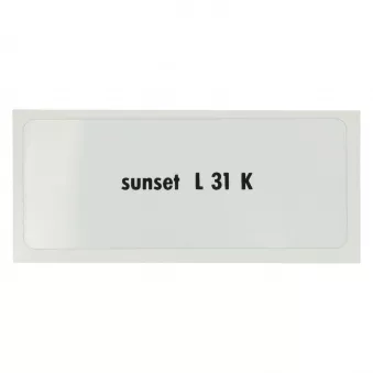 Sticker L 31 K, Sunset red YOUNG PARTS 6290-017