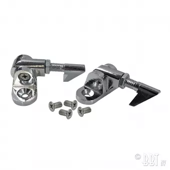 Loquets pour arceau cabriolet, par paire YOUNG PARTS 7140-000 pour VOLKSWAGEN COCCINELLE 1600 - 46cv