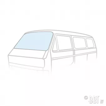 Pare-brise YOUNG PARTS 8951-000 pour VOLKSWAGEN TRANSPORTER - COMBI 2.1 i - 92cv