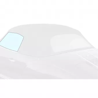 Vitre de porte gauche, cabrio YOUNG PARTS 8981-310 pour VOLKSWAGEN KARMANN GHIA 1600 - 48cv