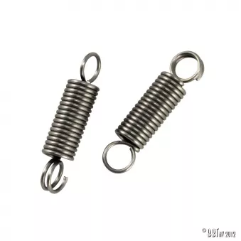 Ressorts câble de tension latéraux - Cox cabriolet 04/60- (paire) YOUNG PARTS 9010-100 pour VOLKSWAGEN COCCINELLE 1600 - 46cv