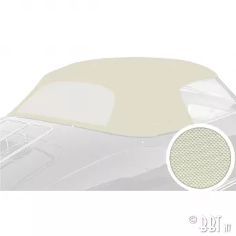 Capote Cabriolet, blanc vinyl YOUNG PARTS 9100-62