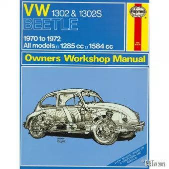 VW 1302 & 1302S Manual YOUNG PARTS OEM 9-322