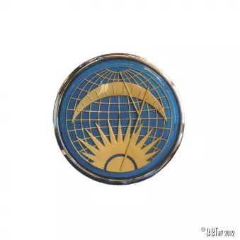 YOUNG PARTS 9581 - Bouton klaxon ''SUN & MOON'' pour volant Banjo 'Flat4'