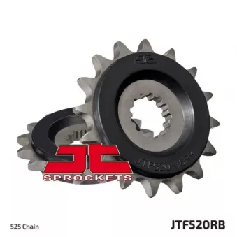 pignon de chaîne JT JTF520.14RB pour SUZUKI GSX-R (124cc - 750cc) GSX-R 600 - 106cv