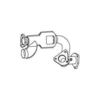 Tuyau d'échappement DINEX 74122