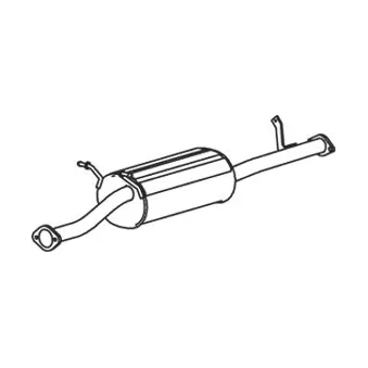 silencieux central DINEX 38308