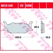 TRW MCB640SV - Jeu de 2 plaquettes de frein avant