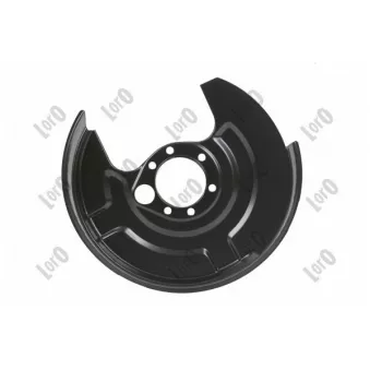 Déflecteur, disque de frein arrière gauche ABAKUS 131-07-653 pour AUDI 80 1.9 TD - 75cv