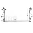 ABAKUS 009-017-0040-B - Radiateur, refroidissement du moteur