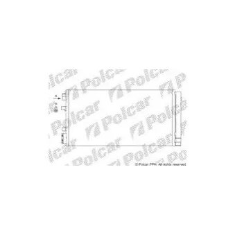 Polcar 6014K8C2S - Courroie trapézoïdale