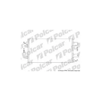 Polcar 6043K8C1S - Condenseur, climatisation