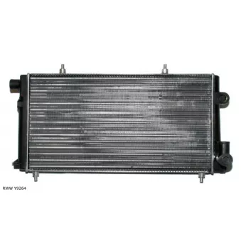 TEKNÖR RWW Y9264 - Radiateur, refroidissement du moteur