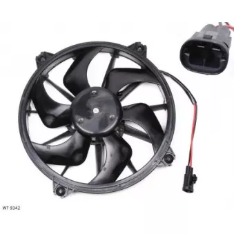 Ventilateur, refroidissement du moteur SAMAXX WT 9342 pour CITROEN C5 2.0 HDI - 107cv
