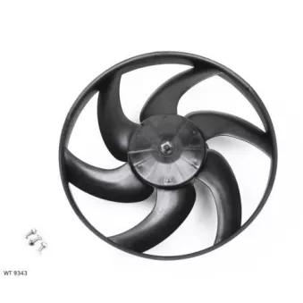 Ventilateur, refroidissement du moteur SAMAXX WT 9343 pour CITROEN XSARA 1.8 D - 58cv