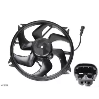 Ventilateur, refroidissement du moteur SAMAXX WT 9362 pour PEUGEOT 307 1.6 HDI - 90cv