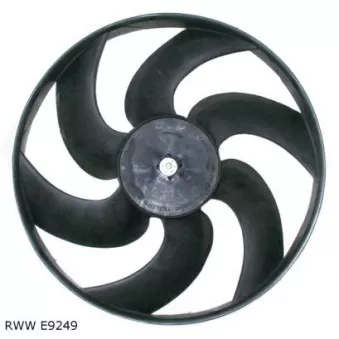 Ventilateur, refroidissement du moteur SAMAXX RWW E9249 pour RENAULT CLIO 1.5 dCi - 65cv