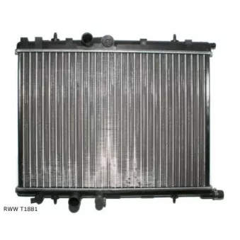 Radiateur, refroidissement du moteur SAMAXX RWW T1881 pour PEUGEOT PARTNER 1.6 HDI 92 - 92cv