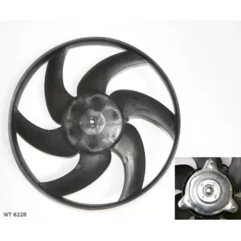 Ventilateur, refroidissement du moteur SAMAXX WT 6228 pour CITROEN XSARA 1.9 D - 69cv