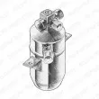 DELPHI TSP0175015 - Filtre déshydratant, climatisation