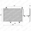 DELPHI TSP0225002 - Condenseur, climatisation