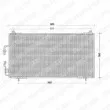 Condenseur, climatisation DELPHI [TSP0225130]