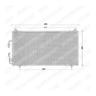Condenseur, climatisation DELPHI TSP0225130