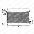 DELPHI TSP0225160 - Condenseur, climatisation
