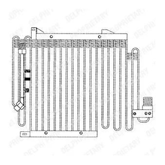 DELPHI TSP0225170 - Condenseur, climatisation