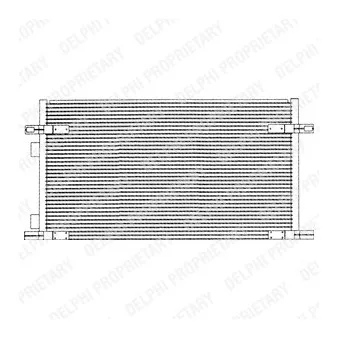Condenseur, climatisation DELPHI TSP0225212 pour RENAULT LAGUNA 1.9 DCI - 107cv