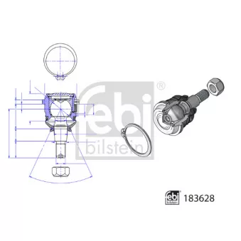 FEBI BILSTEIN 183628 - Rotule de suspension