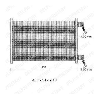 Condenseur, climatisation MAGNETI MARELLI 350203944000