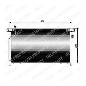 Condenseur, climatisation THERMOTEC KTT110358