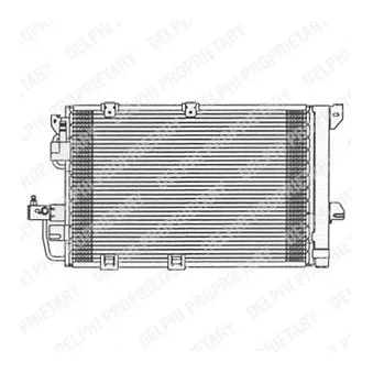 Condenseur, climatisation DELPHI TSP0225478 pour OPEL ZAFIRA 1.6 CNG - 97cv