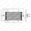 DELPHI TSP0225535 - Condenseur, climatisation