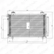 DELPHI TSP0225570 - Condenseur, climatisation