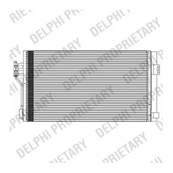Condenseur, climatisation DELPHI TSP0225611 pour MERCEDES-BENZ VITO 111 CDI 2.2 - 109cv