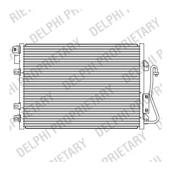 DELPHI TSP0225620 - Condenseur, climatisation