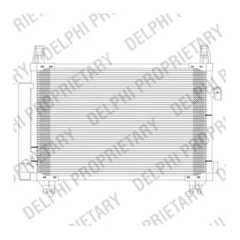 DELPHI TSP0225626 - Condenseur, climatisation