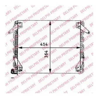 Condenseur, climatisation DELPHI TSP0225636