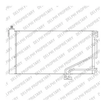 Condenseur, climatisation DELPHI TSP0225678