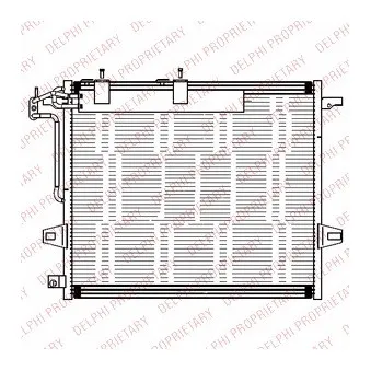 Condenseur, climatisation DELPHI TSP0225687